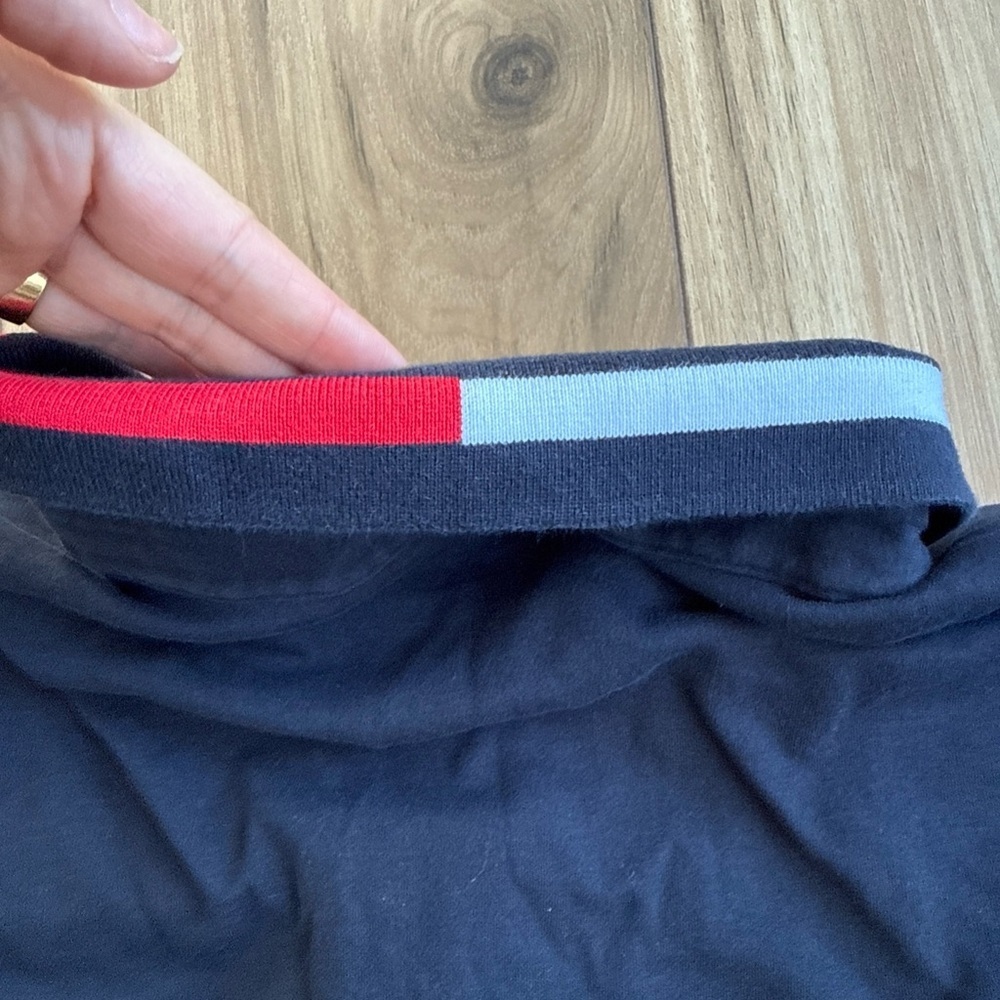 Tommy Hilfiger Men's Navy Blue Polo Shirt, Short Sleeve, Size XL Preppy - Picture 7 of 7